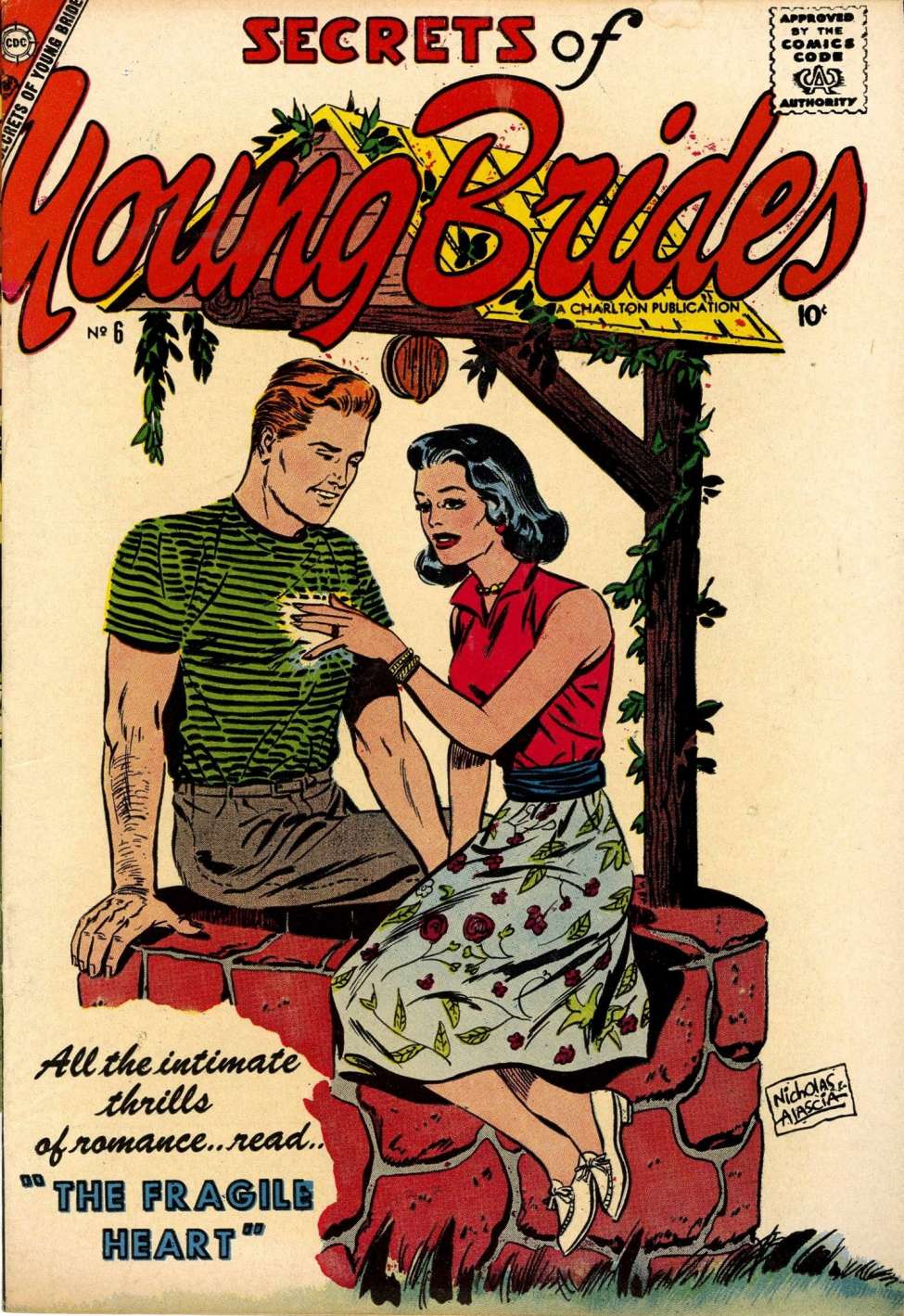 Comic Book Cover For Secrets of Young Brides 6 - Version 1