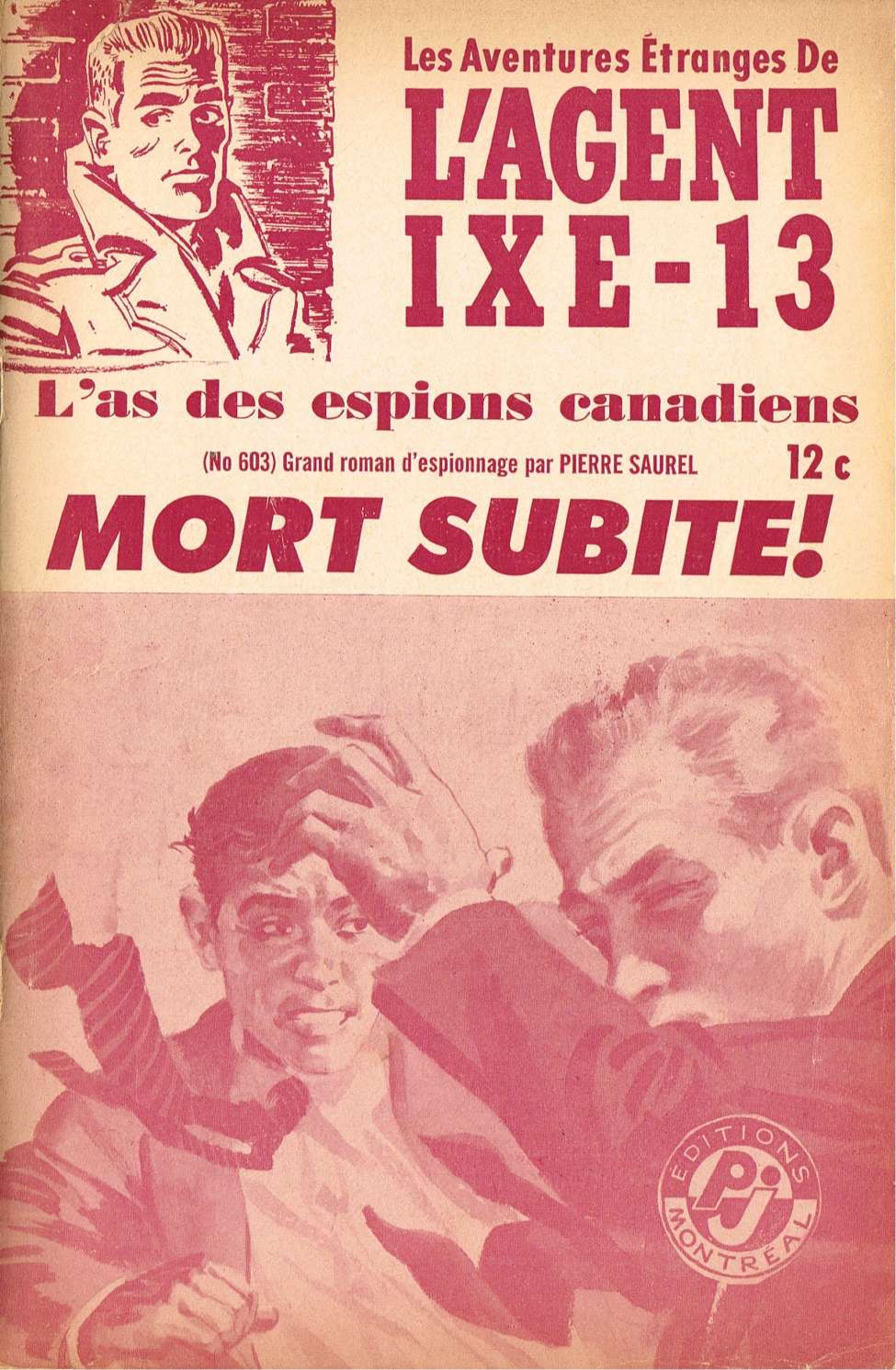 Book Cover For L'Agent IXE-13 v2 603 - Mort subite