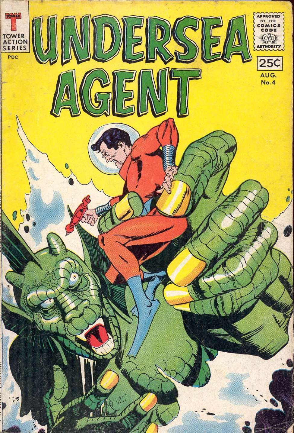 Comic Book Cover For Undersea Agent 4