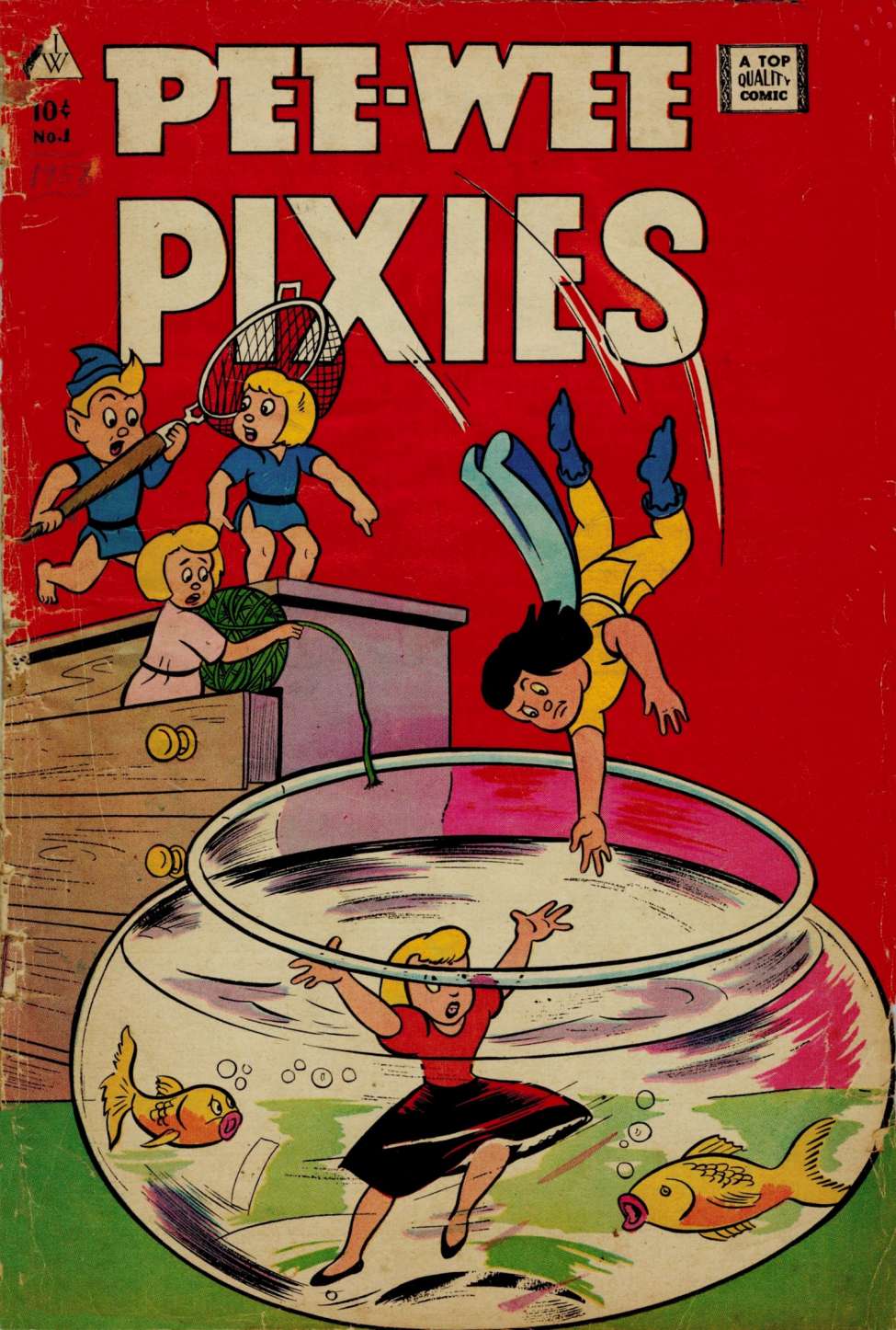 Comic Book Cover For Pee-Wee Pixies 1