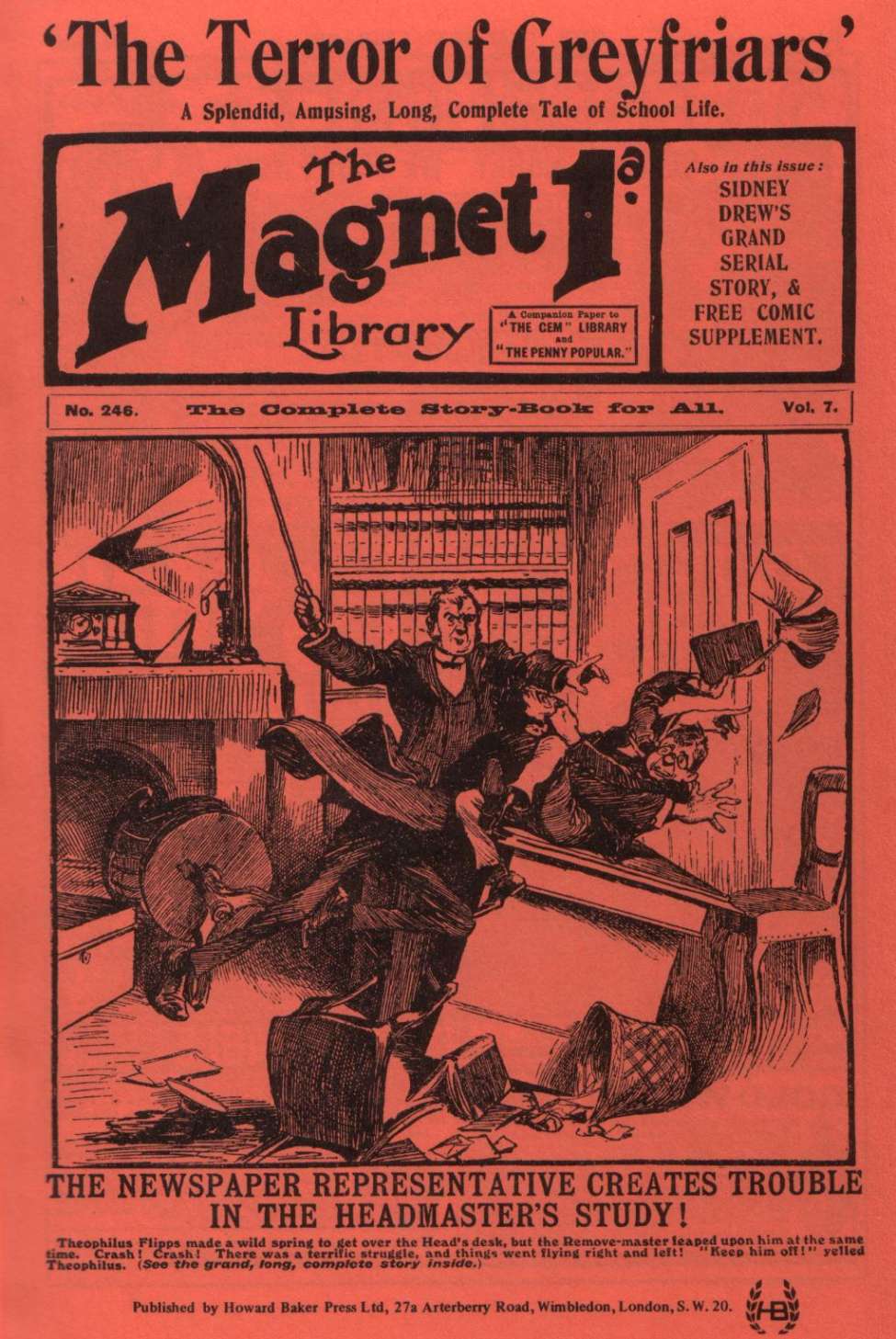 Book Cover For The Magnet 246 - The Terror of Greyfriars!