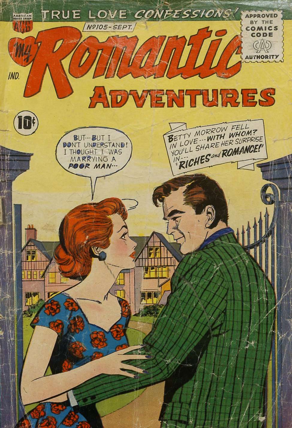 Comic Book Cover For My Romantic Adventures 105