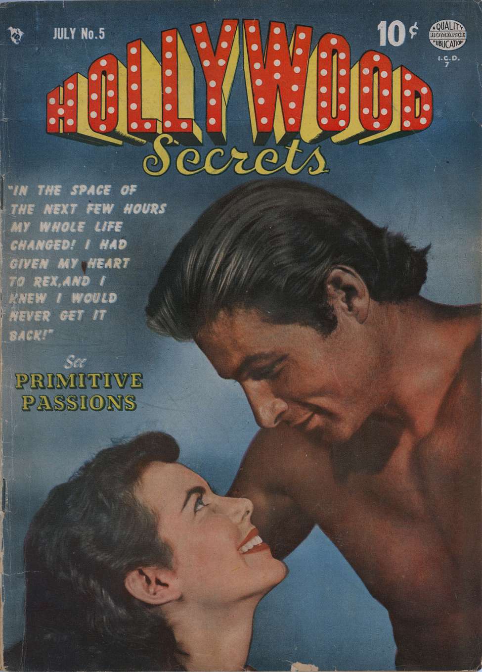Comic Book Cover For Hollywood Secrets 5