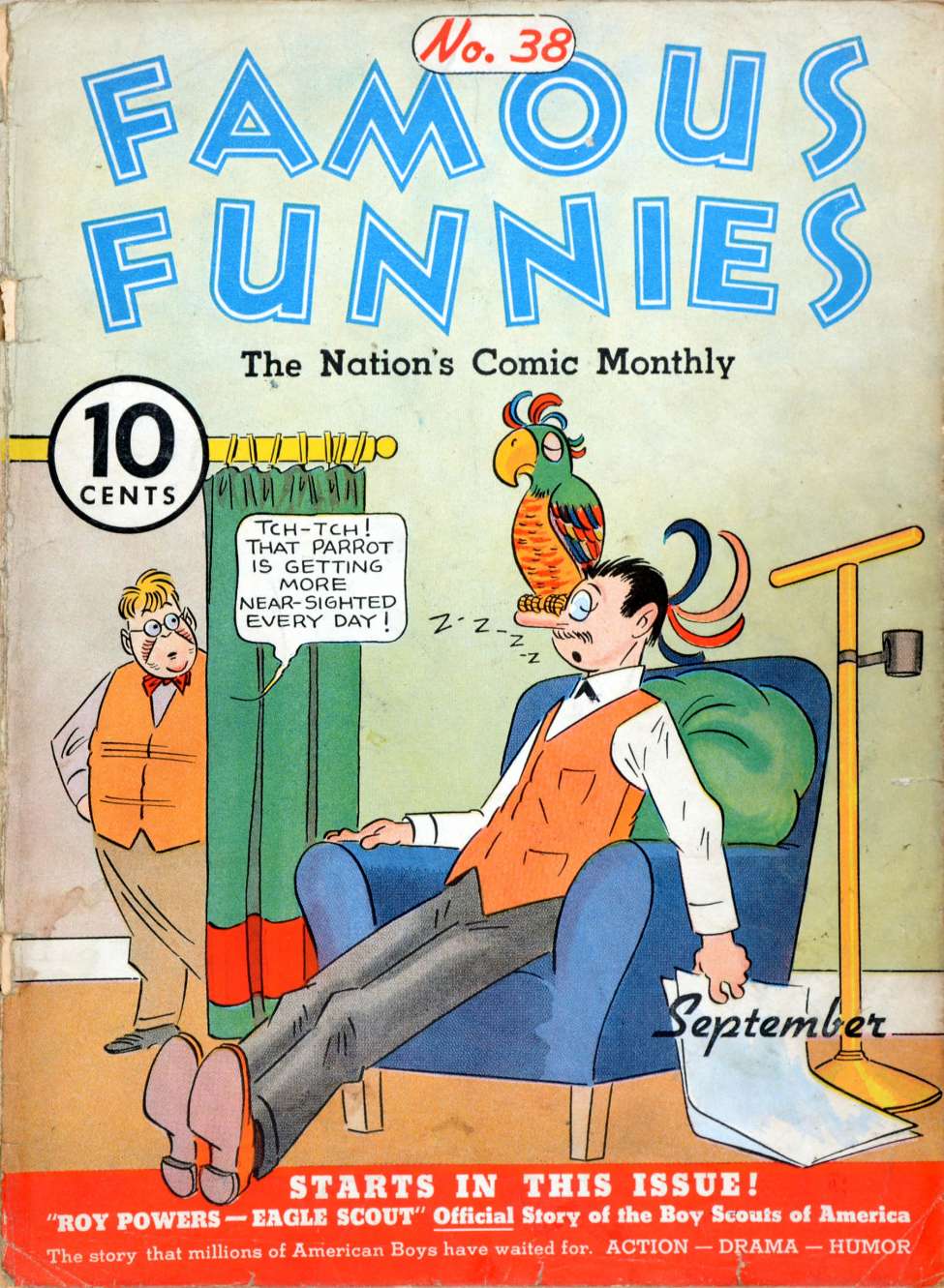 Book Cover For Famous Funnies 38