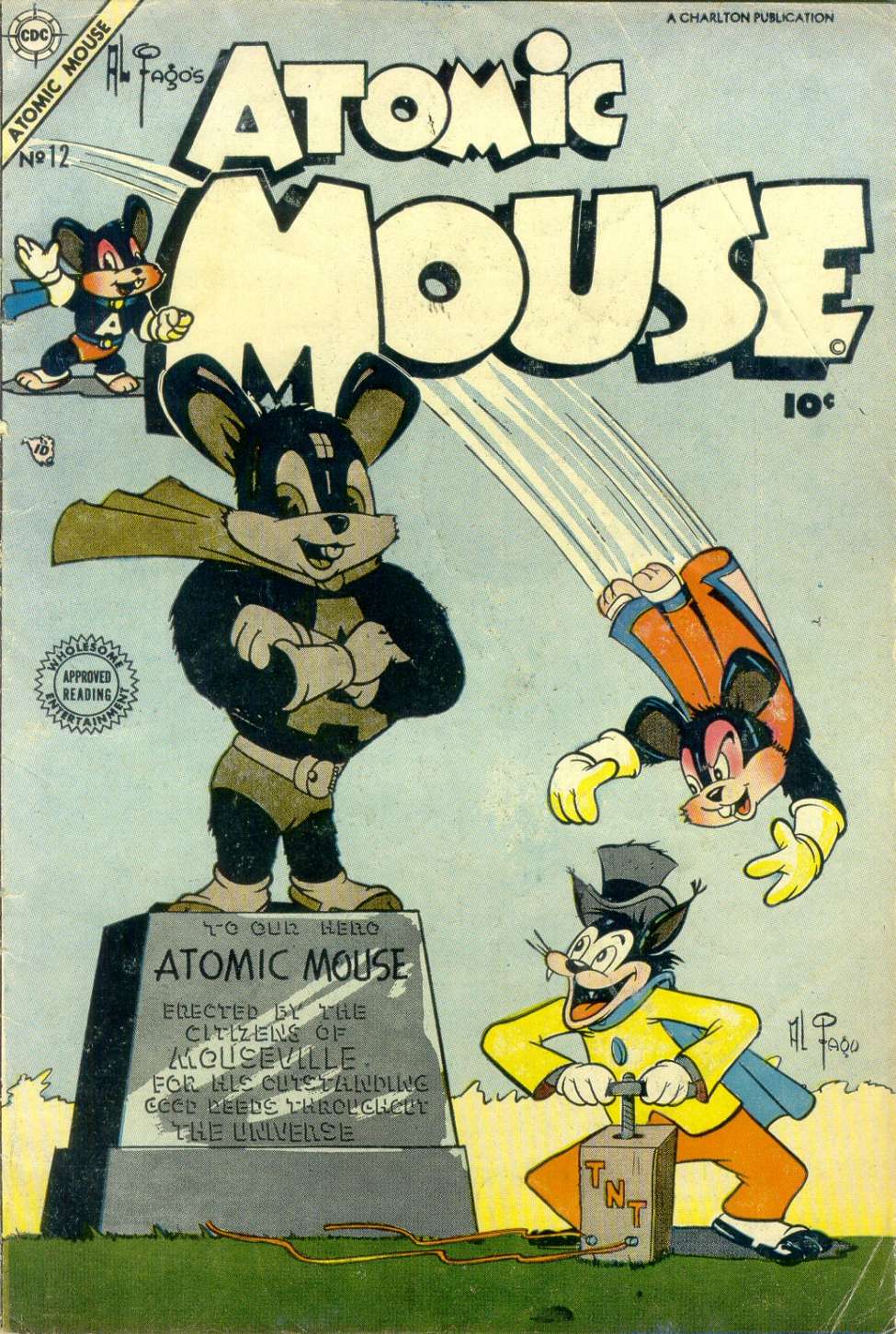 Comic Book Cover For Atomic Mouse 12