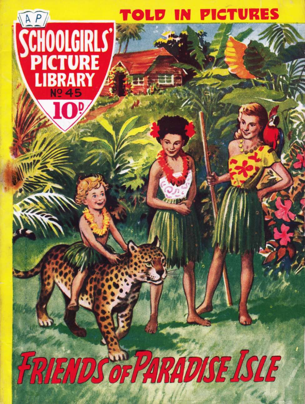 Book Cover For Schoolgirls' Picture Library 45 - Friends of Paradise Isle