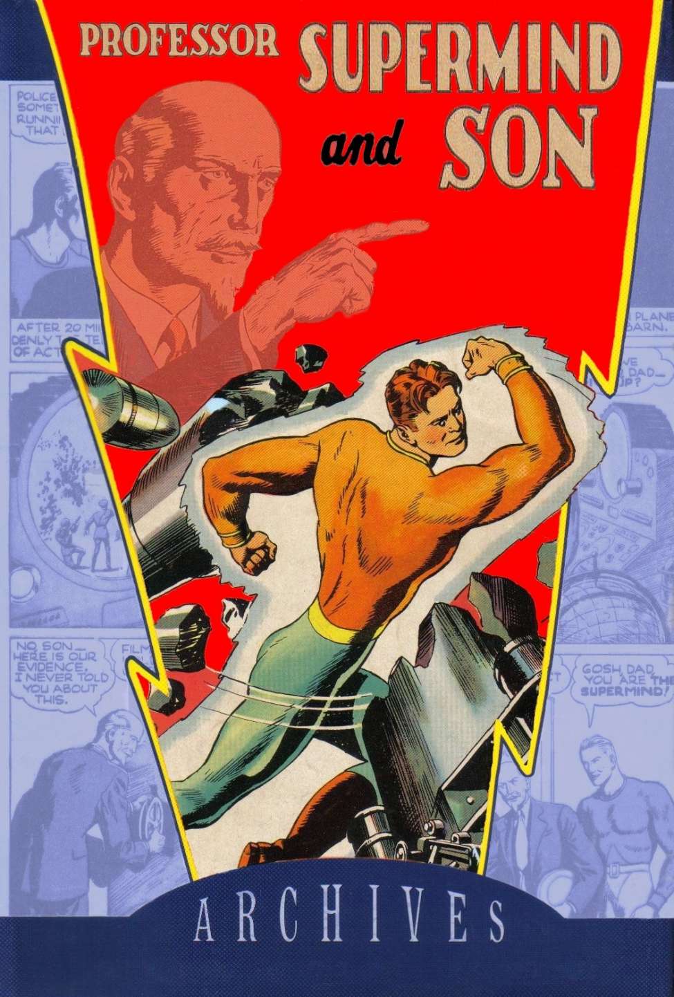 Comic Book Cover For Supermind And Son Archive Dell