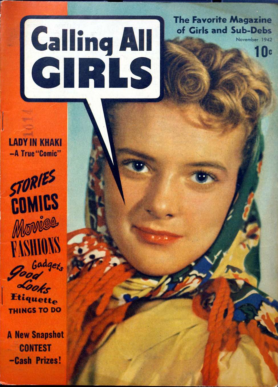 Comic Book Cover For Calling All Girls 12