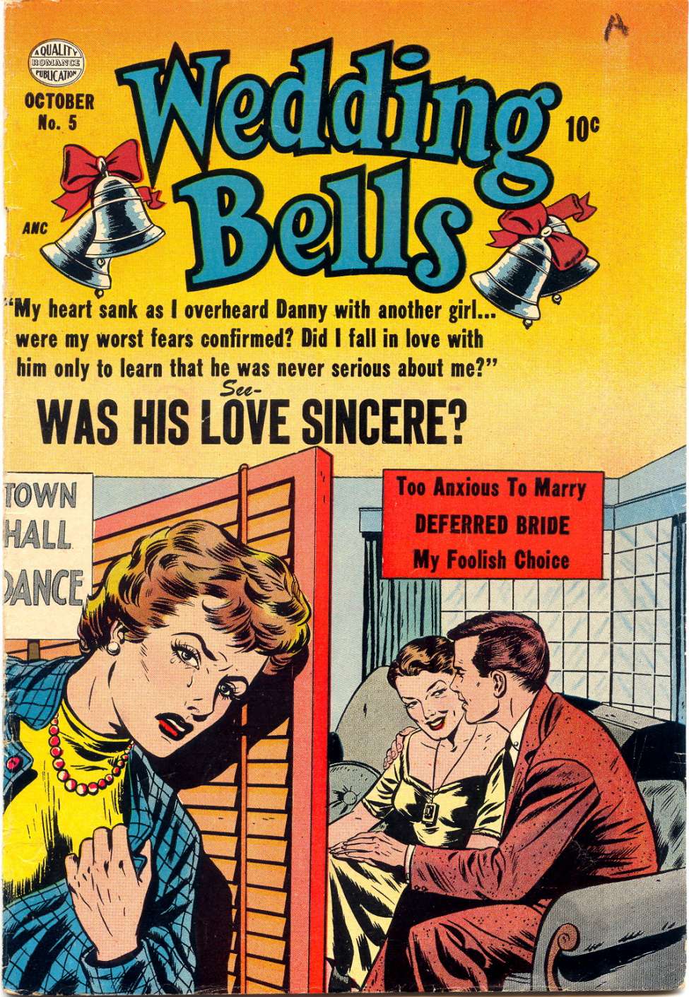 Comic Book Cover For Wedding Bells 5