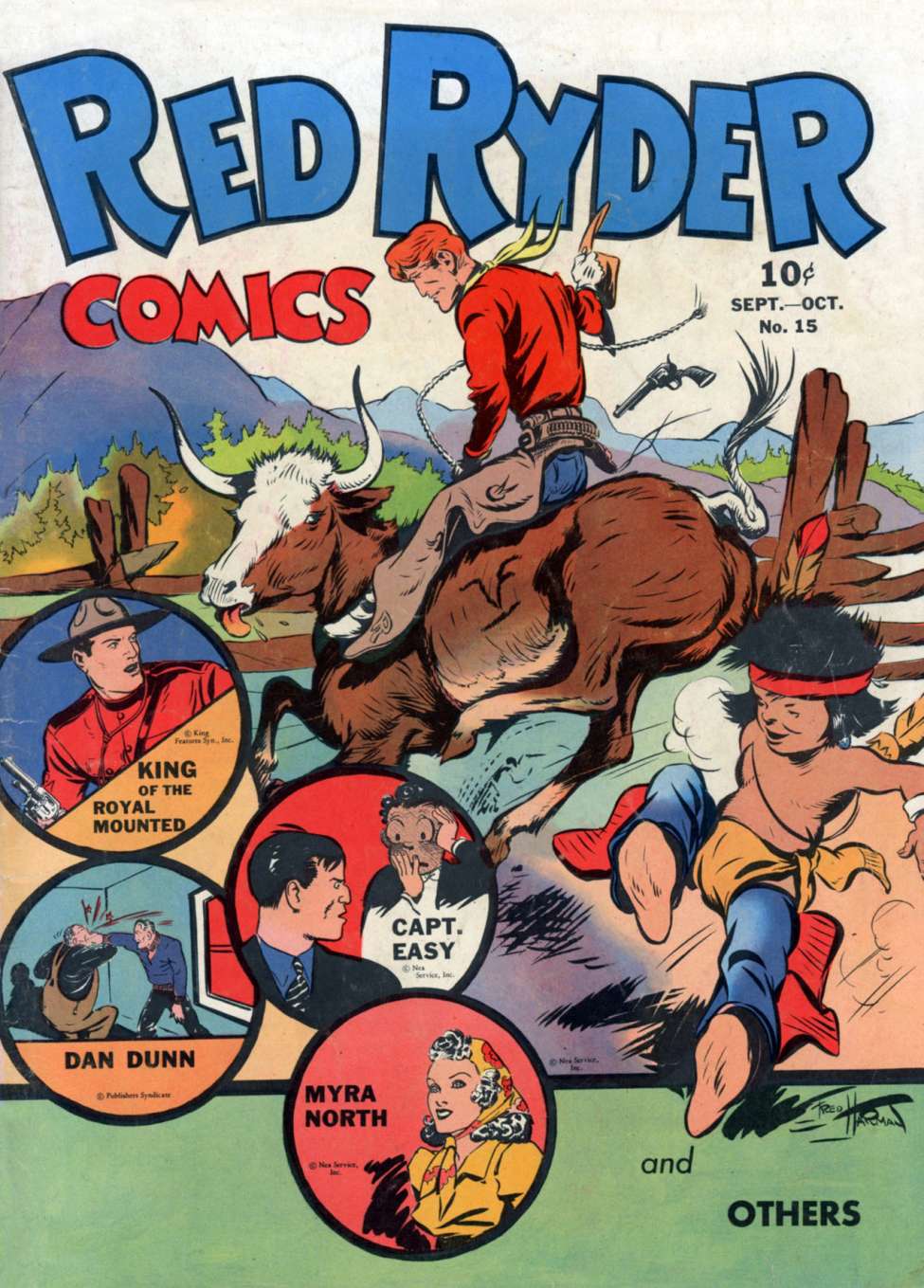 Book Cover For Red Ryder Comics 15