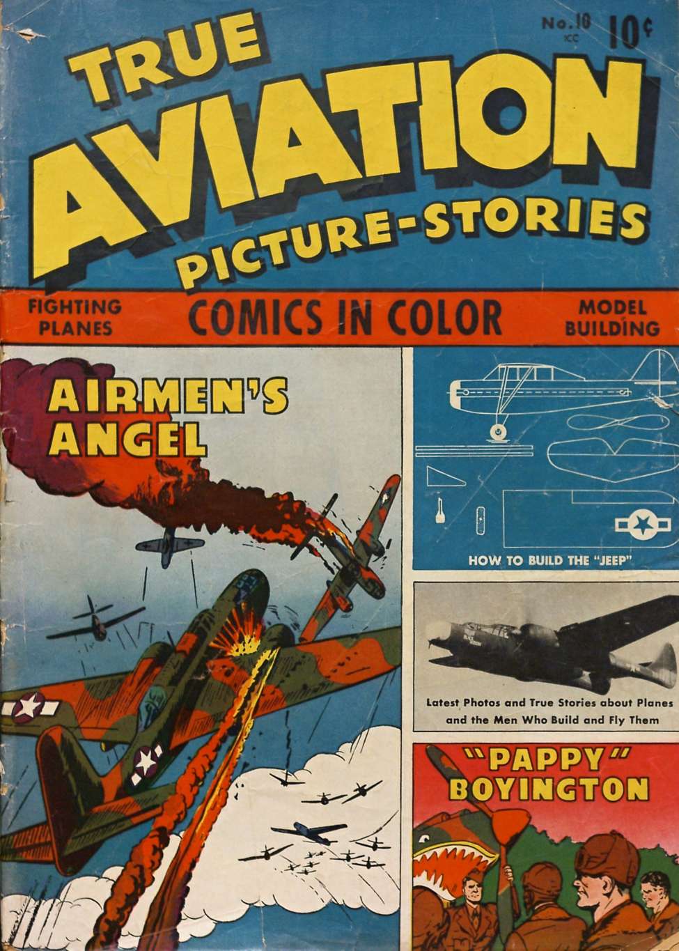 Comic Book Cover For True Aviation Picture Stories 10