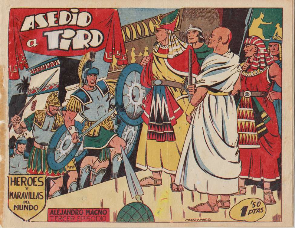 Comic Book Cover For Heroes y Maravillas del Mundo 3 - Asedio a Tiro