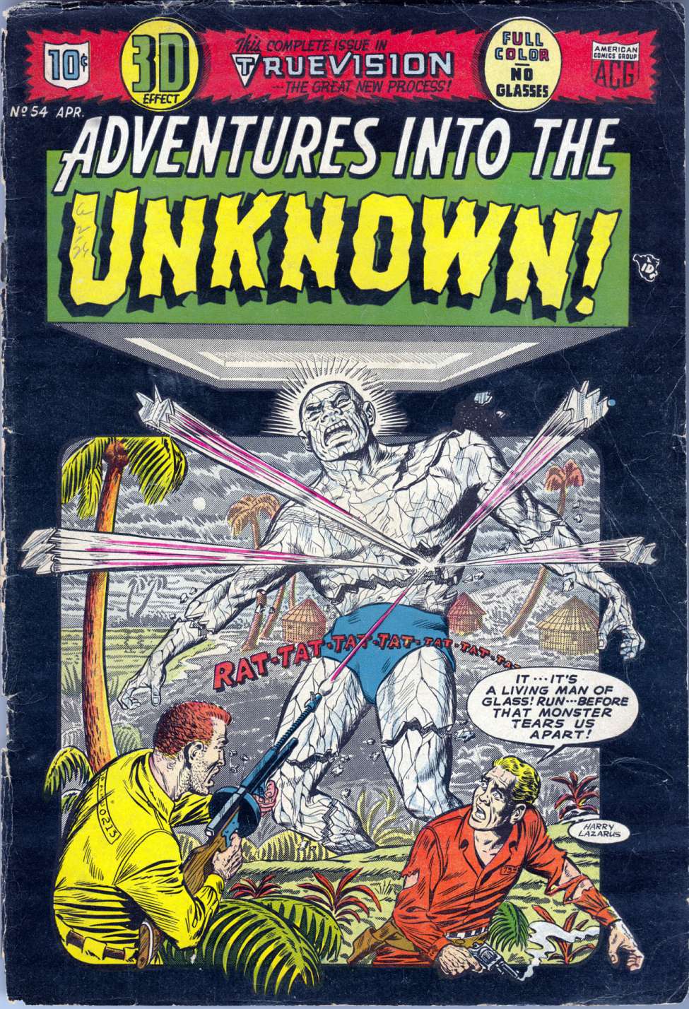 Comic Book Cover For Adventures into the Unknown 54