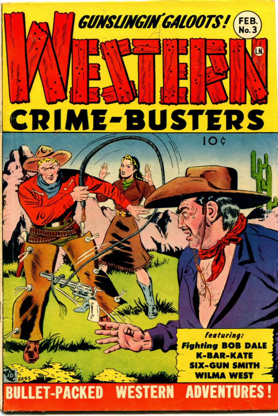 Comic Book Cover For Western Crime Busters 3 - Version 1