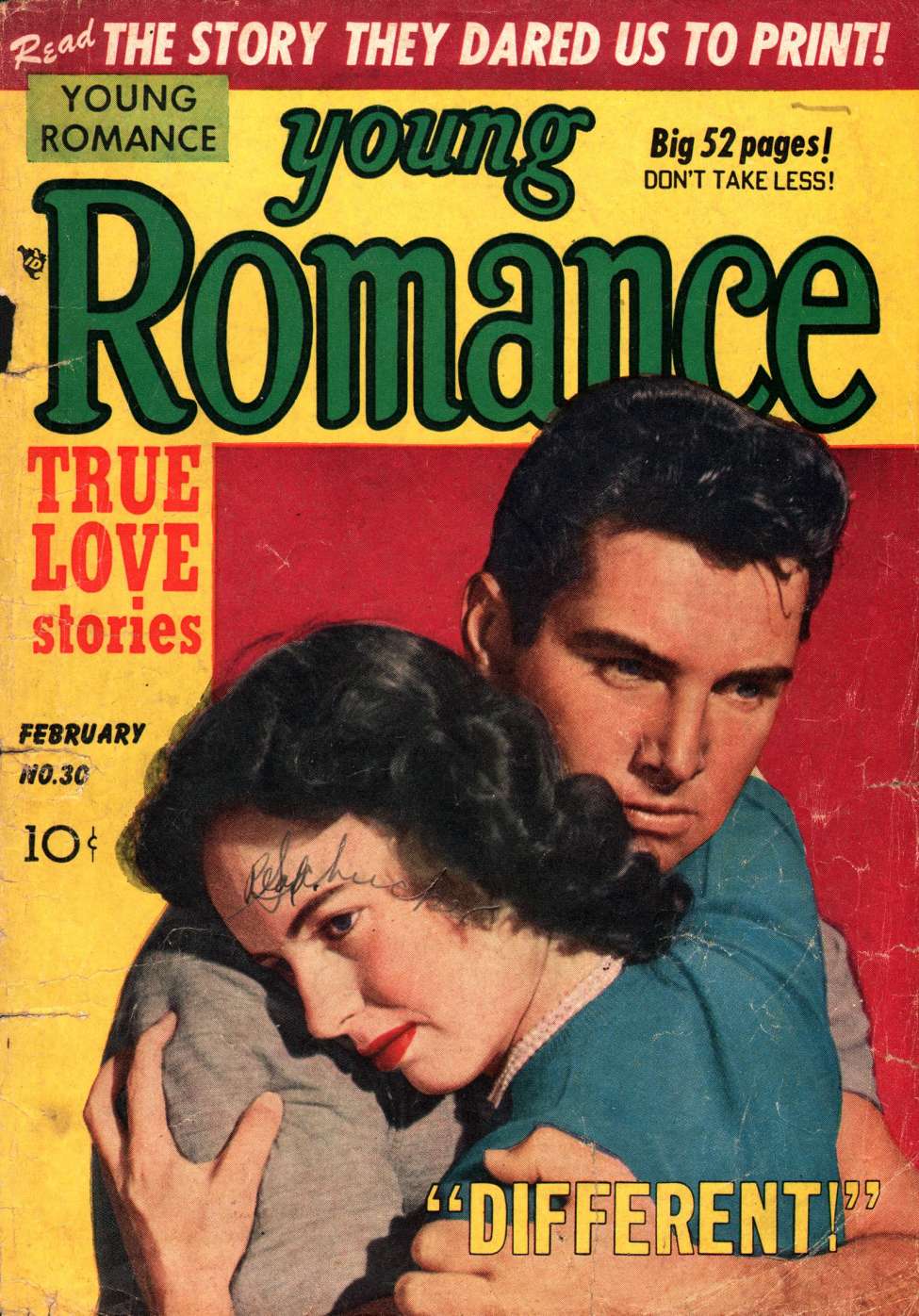 Comic Book Cover For Young Romance 30