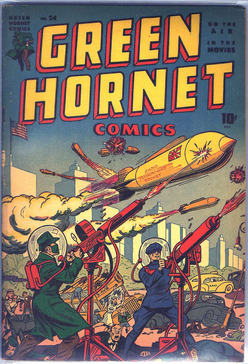 Comic Book Cover For Green Hornet Comics 24