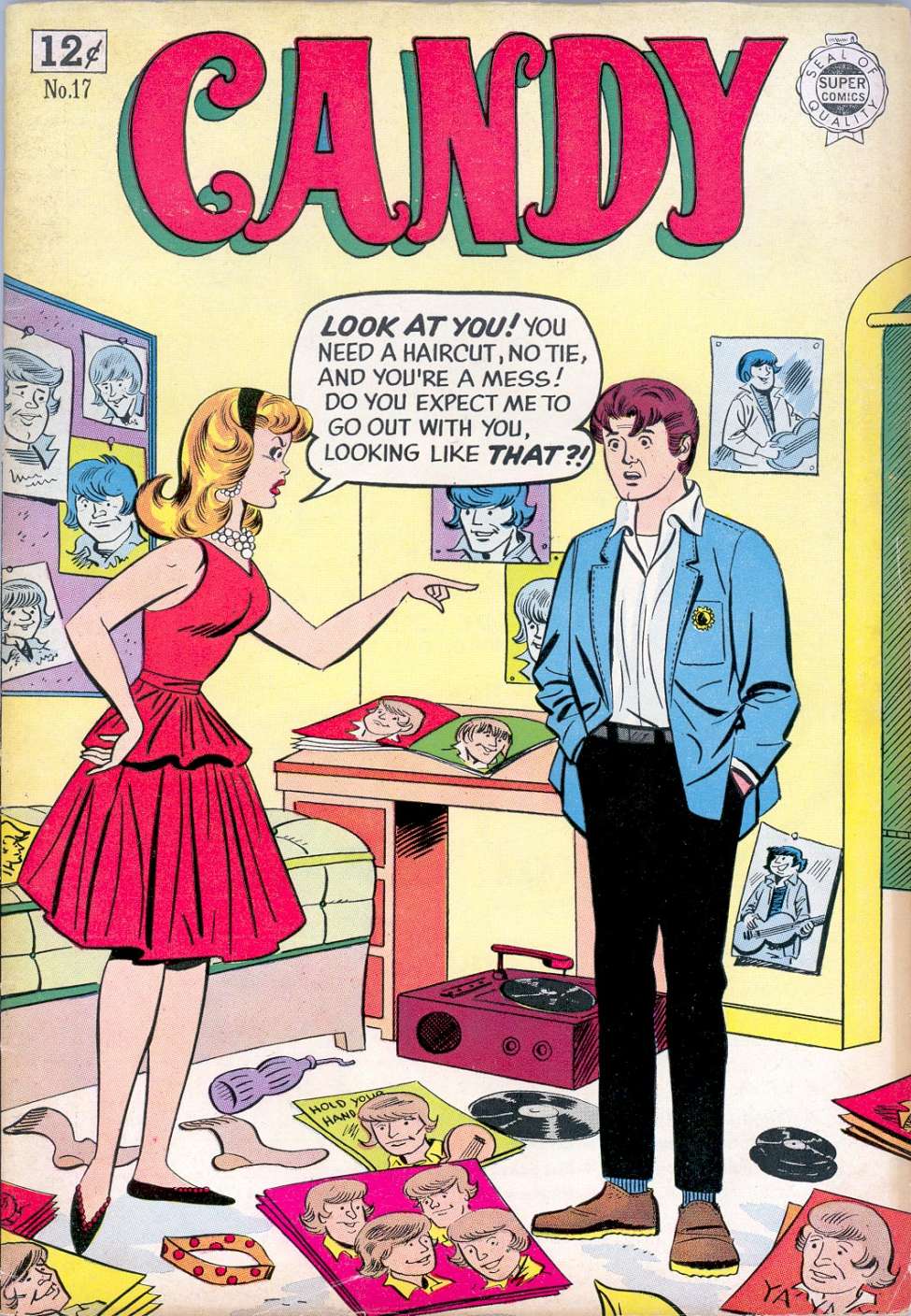 Comic Book Cover For Candy 17