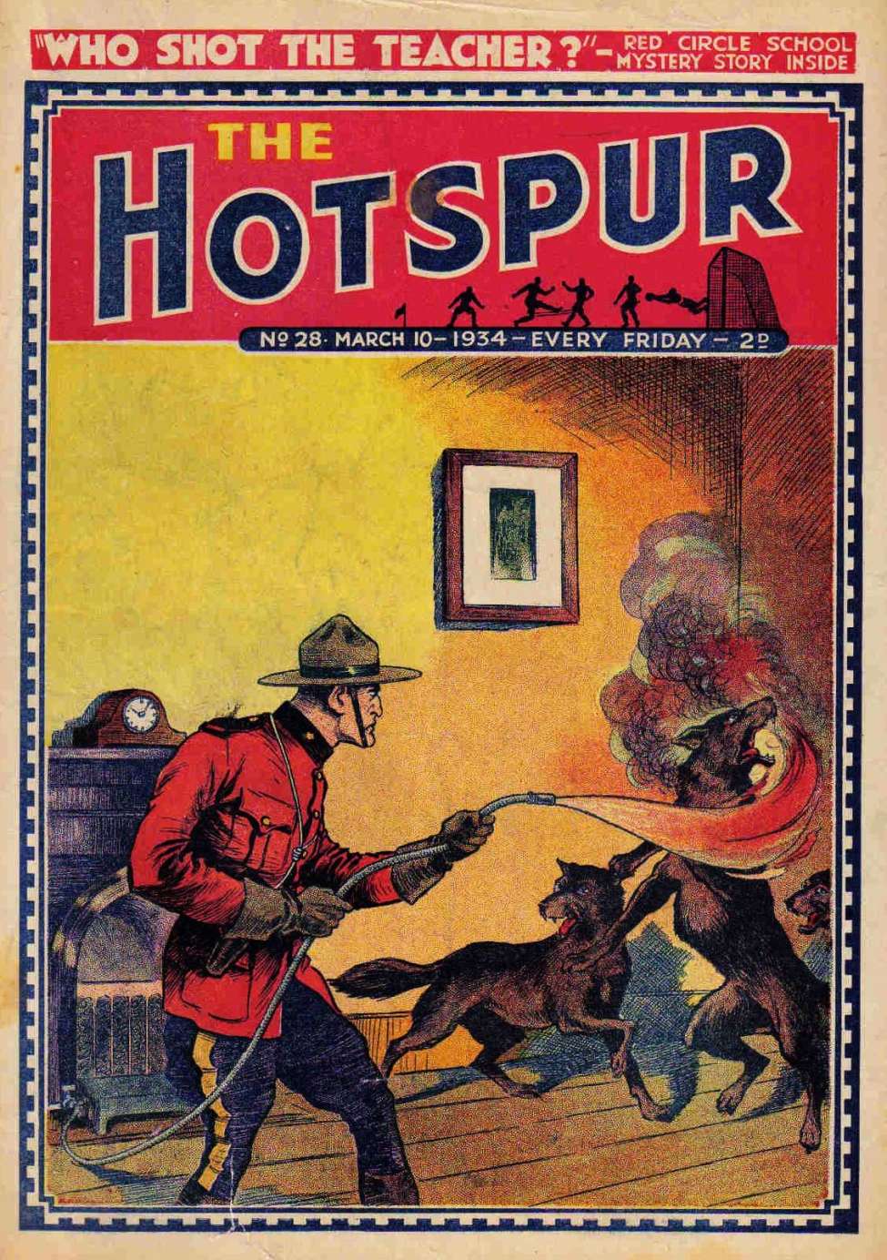 Comic Book Cover For The Hotspur 28