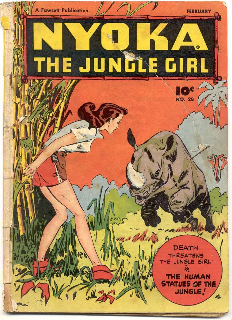 Comic Book Cover For Nyoka the Jungle Girl 28 - Version 1