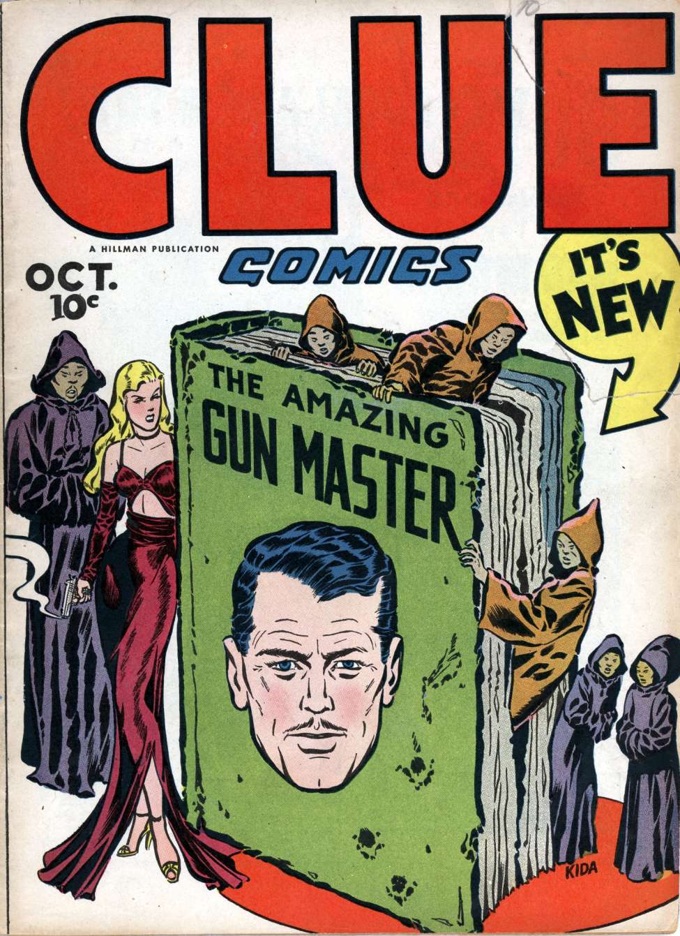 Book Cover For Clue Comics 10