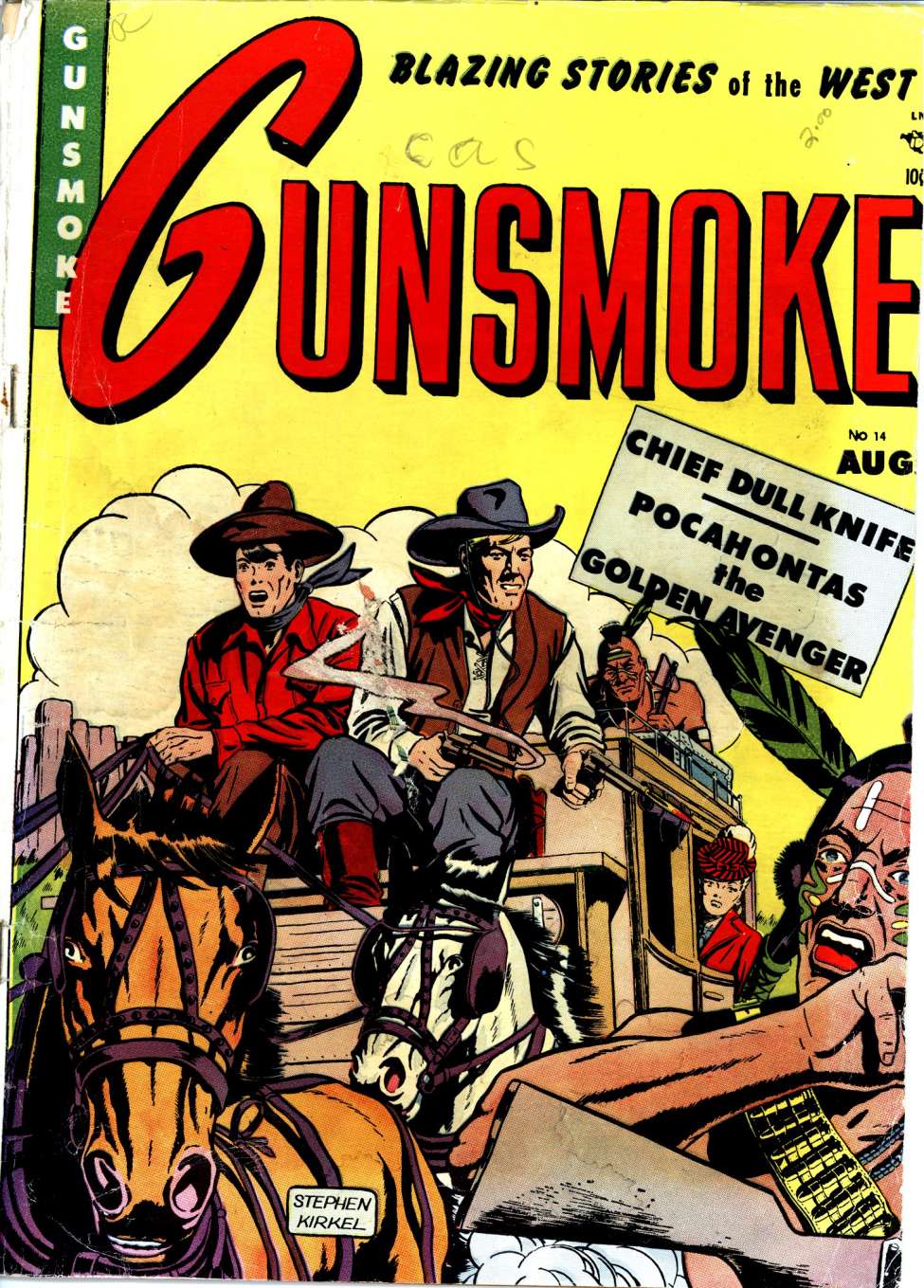 Comic Book Cover For Gunsmoke 14