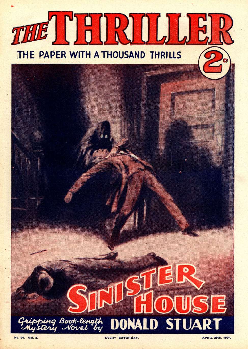 Comic Book Cover For The Thriller 64