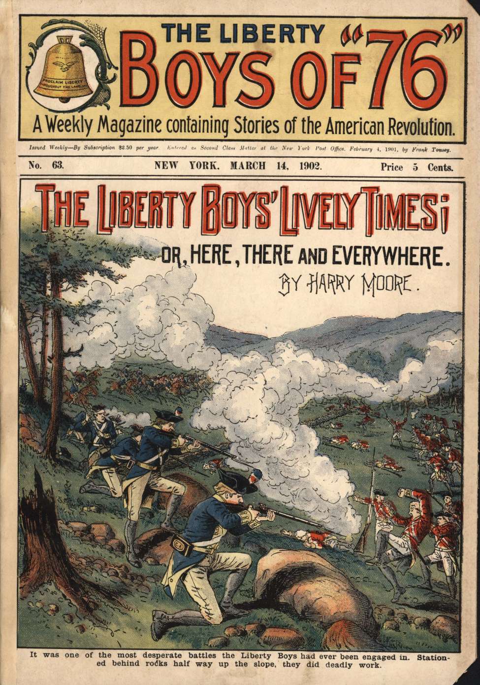 Book Cover For The Liberty Boys of 76 63 - The Liberty Boys' Lively Times