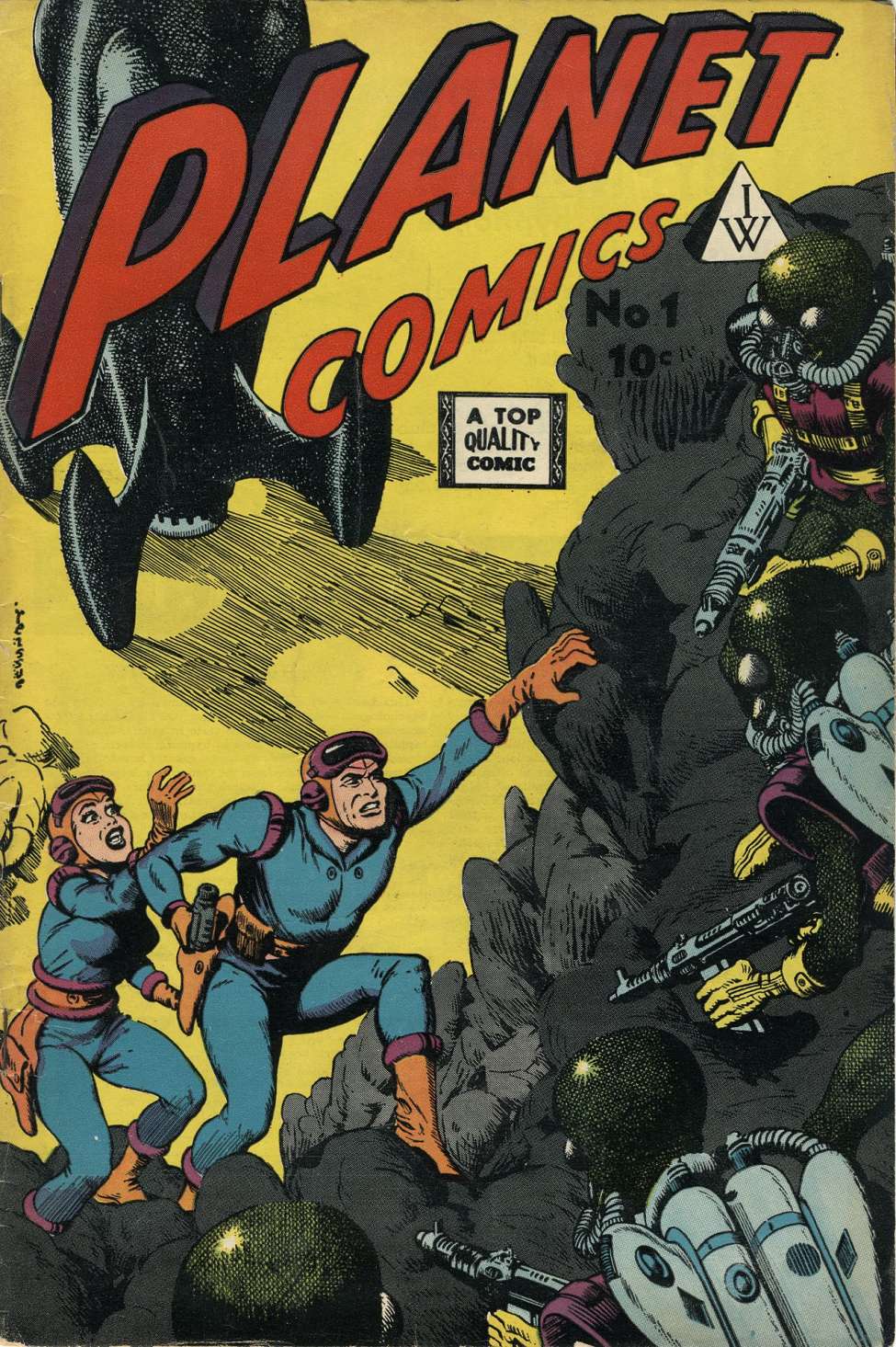 Book Cover For Planet Comics 1