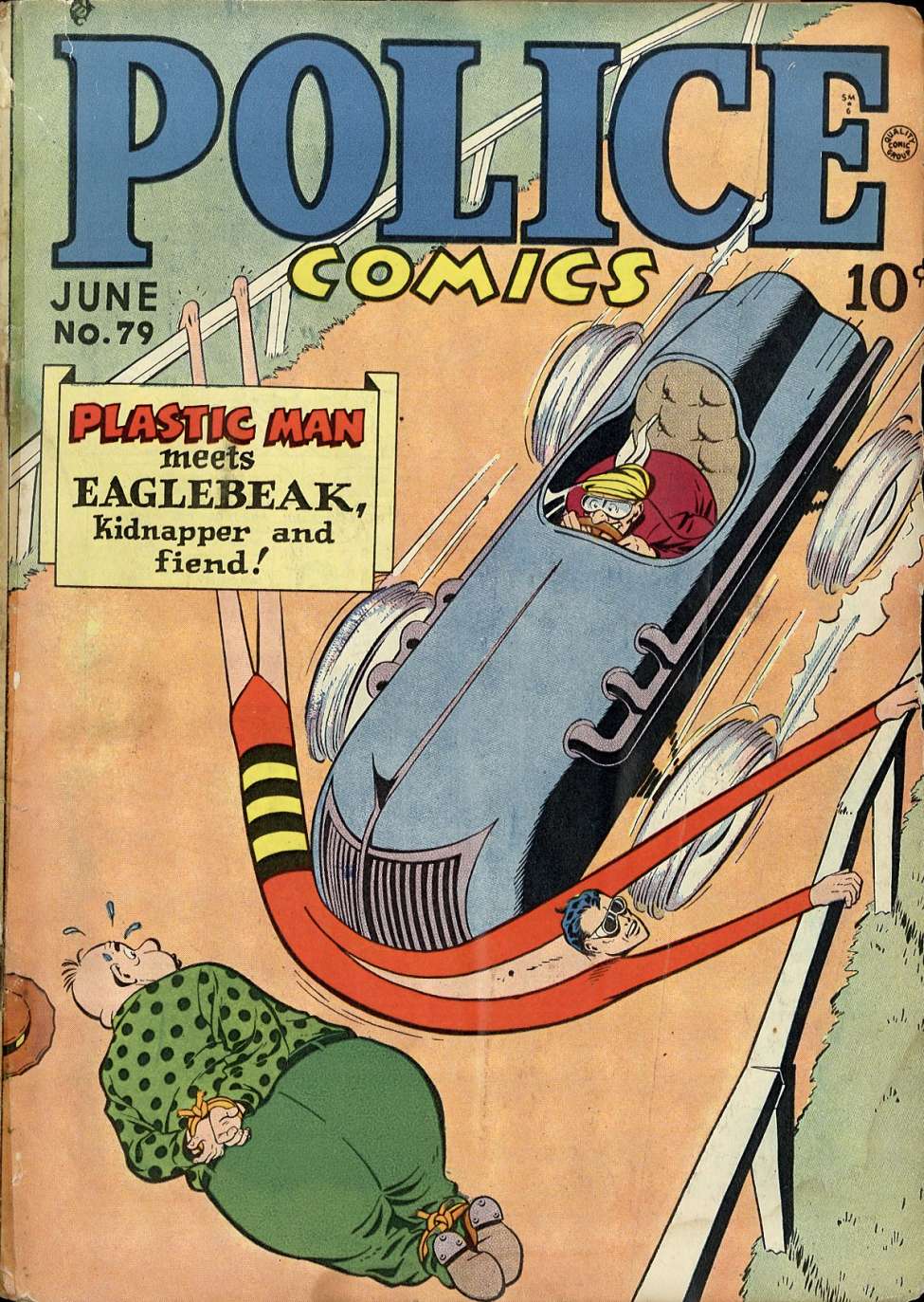 Book Cover For Police Comics 79
