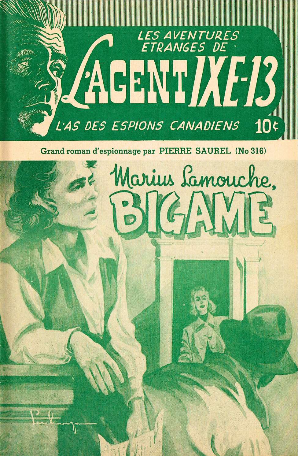 Book Cover For L'Agent IXE-13 v2 316 - Marius Lamouche bigame