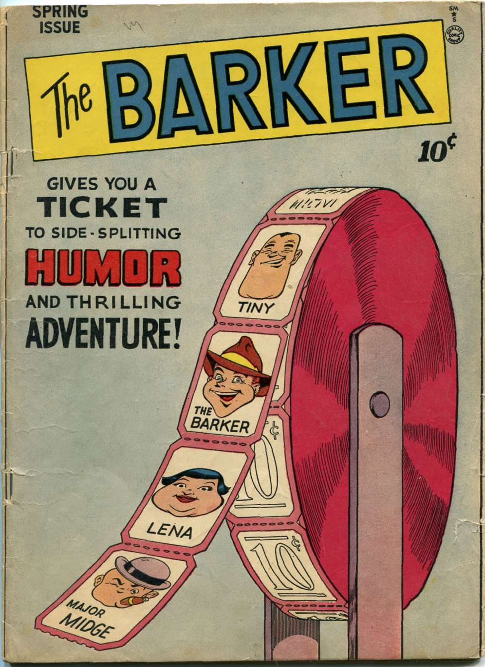 Comic Book Cover For The Barker 3 (alt) - Version 2