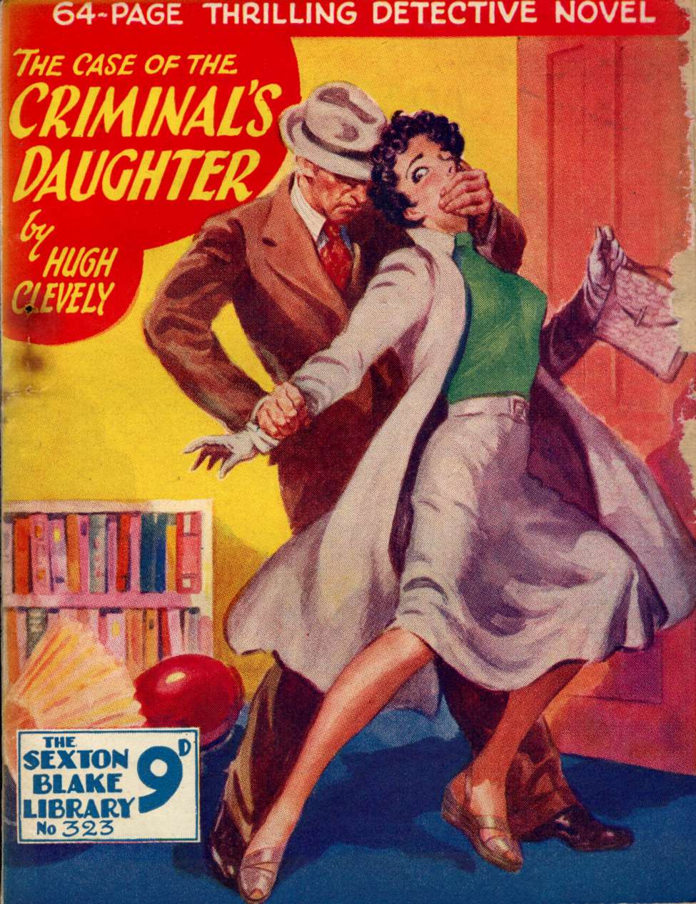 Comic Book Cover For Sexton Blake Library S3 323 - The Case of the Criminal's Daughter
