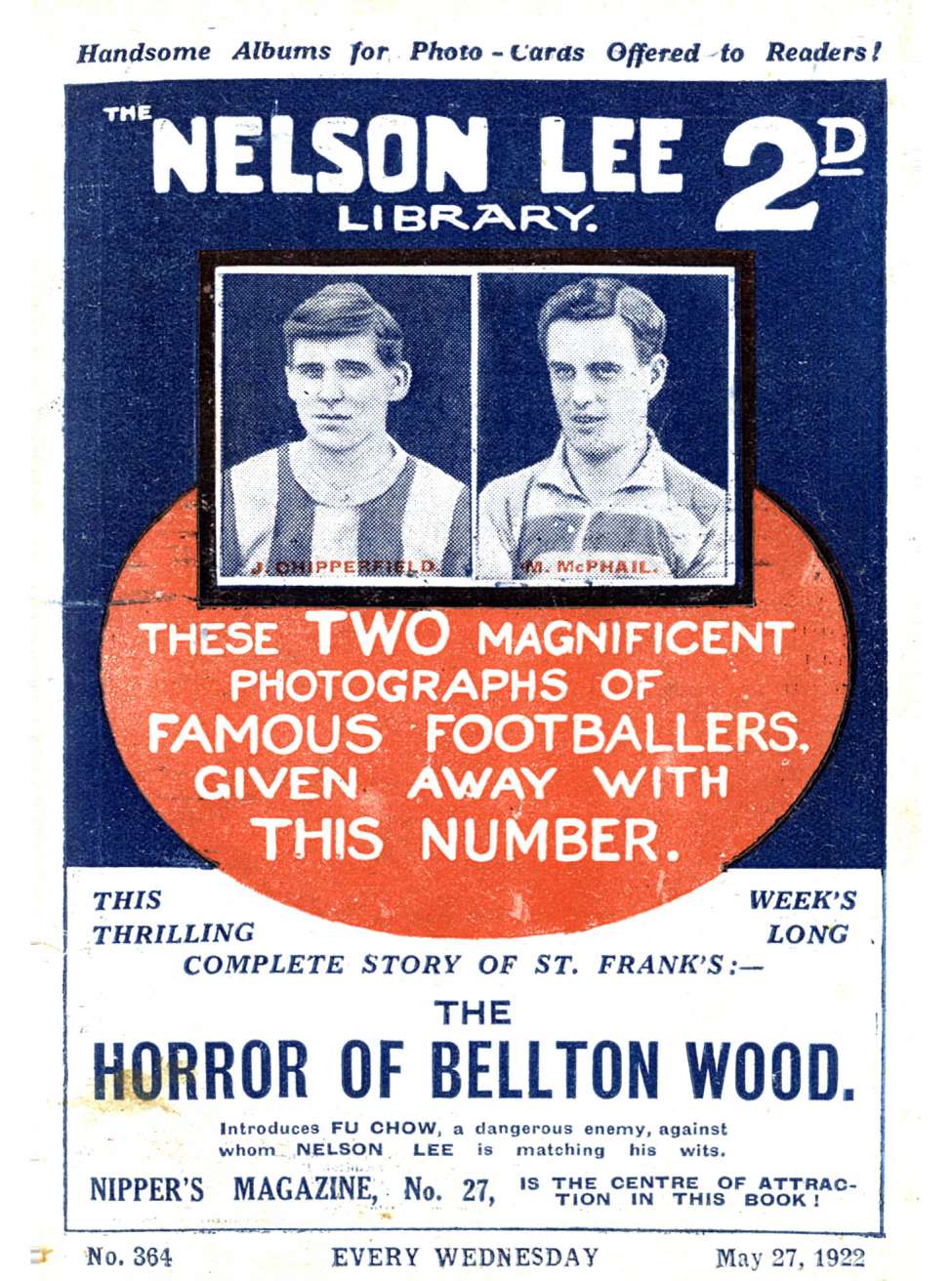 Comic Book Cover For Nelson Lee Library s1 364 - The Horror of Bellton Wood