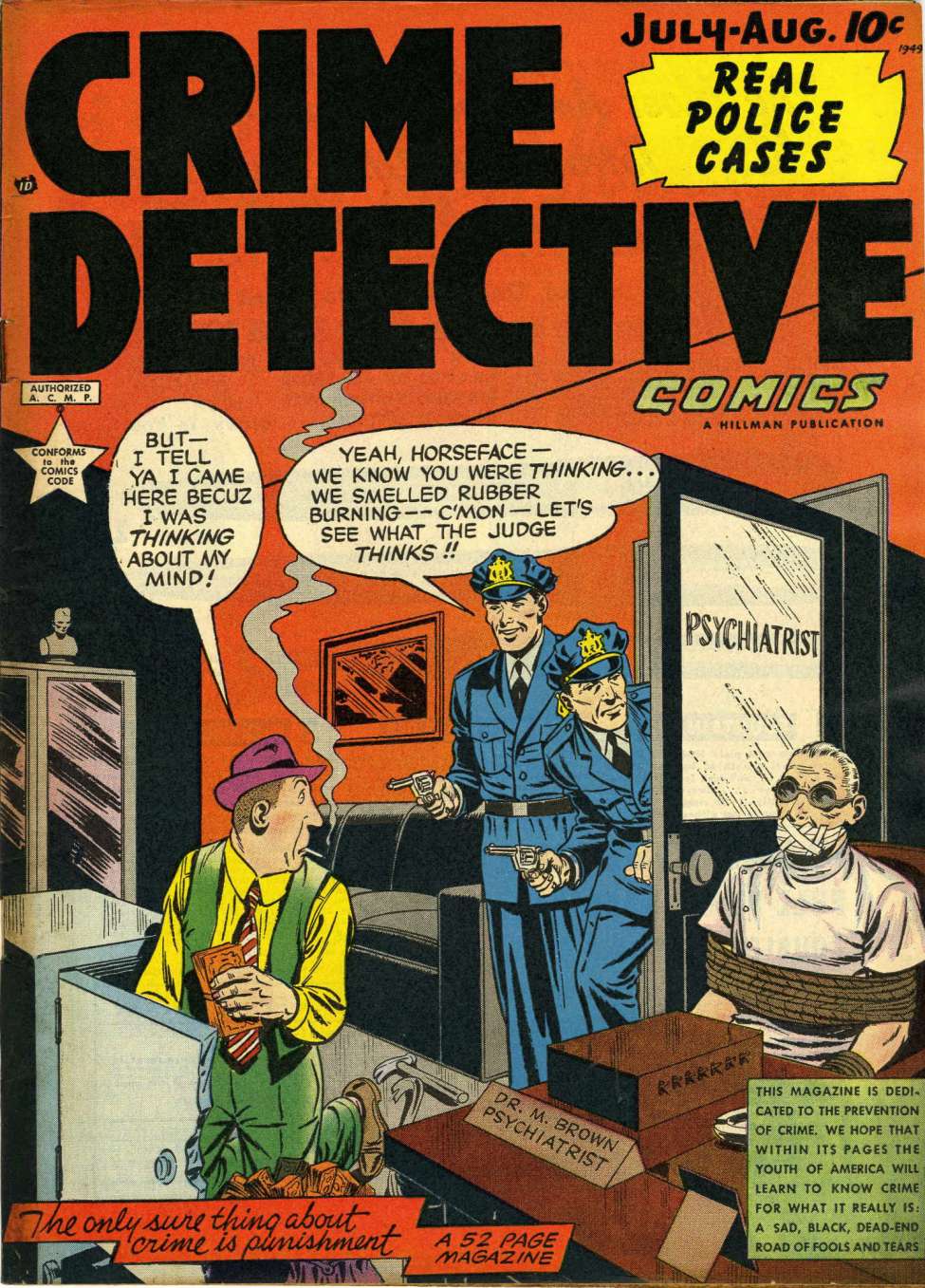 Comic Book Cover For Crime Detective Comics v1 9