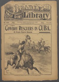 Large Thumbnail For Beadle's Half Dime Library 1027 - The Cowboy Rescuers in Cuba