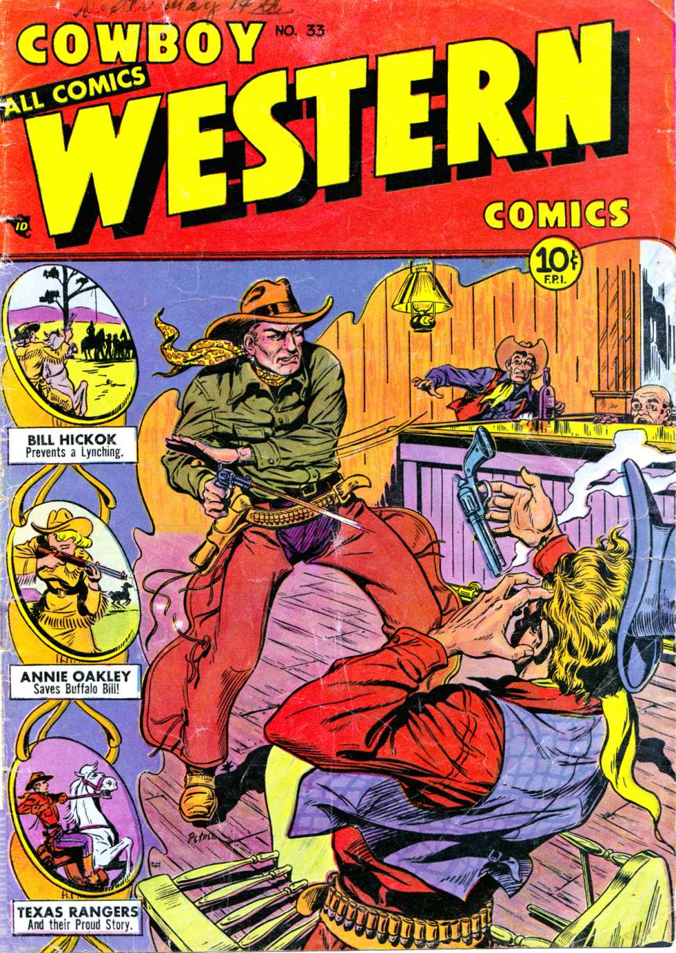 Vintage cowboy comics