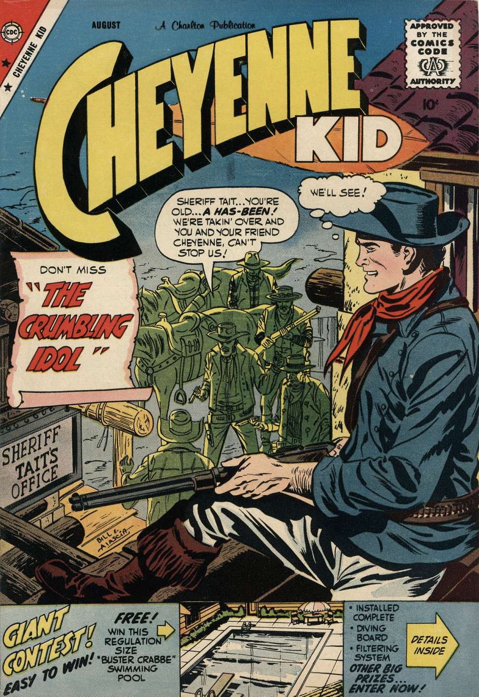 Comic Book Cover For Cheyenne Kid 18