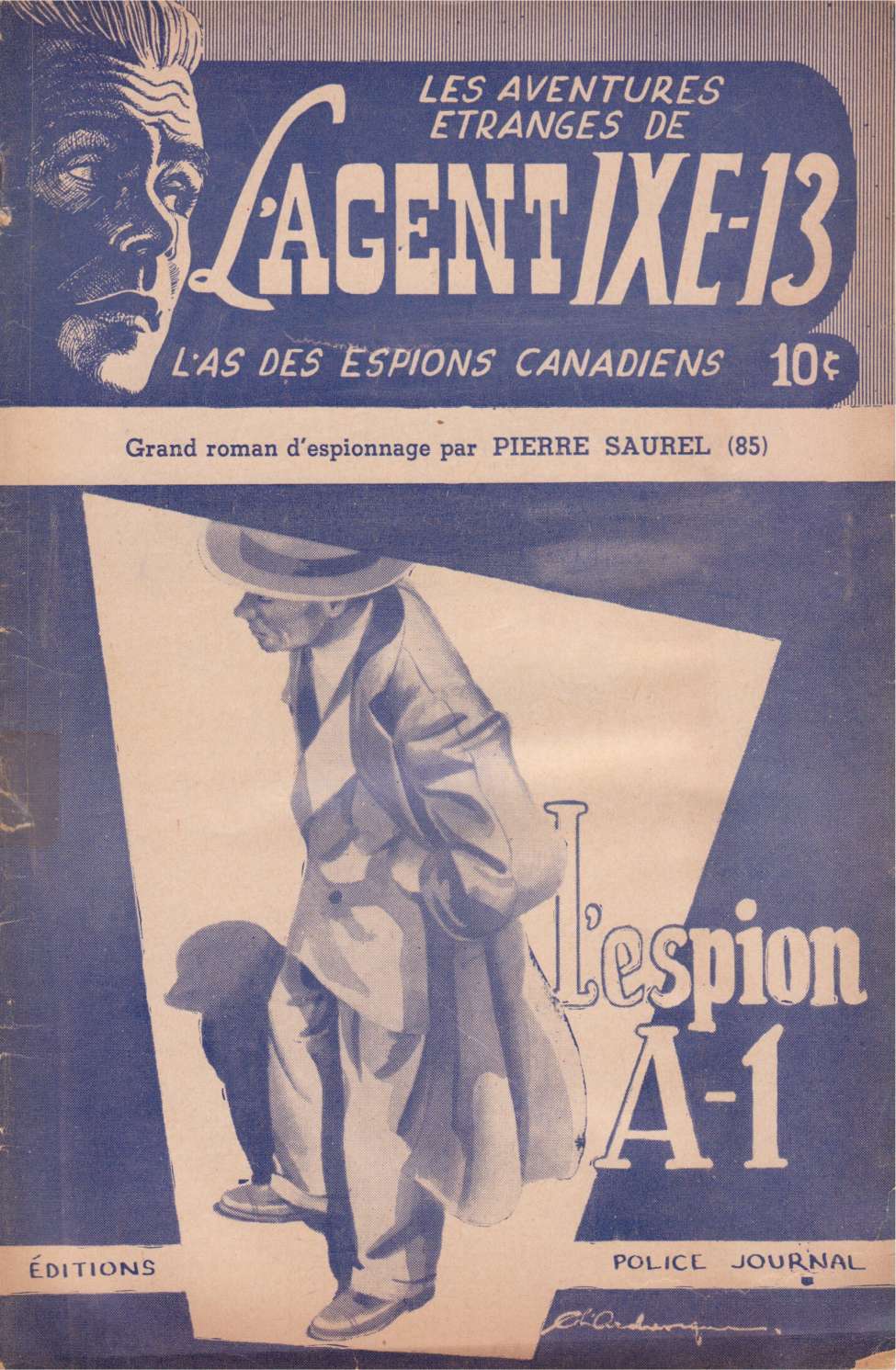 Book Cover For L'Agent IXE-13 v2 85 - L'espion A-1