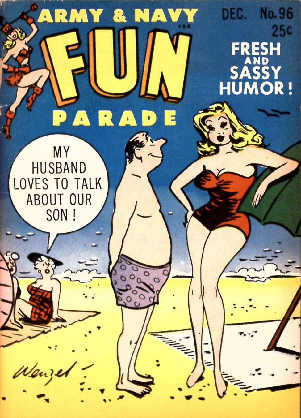 Comic Book Cover For Army & Navy Fun Parade 96