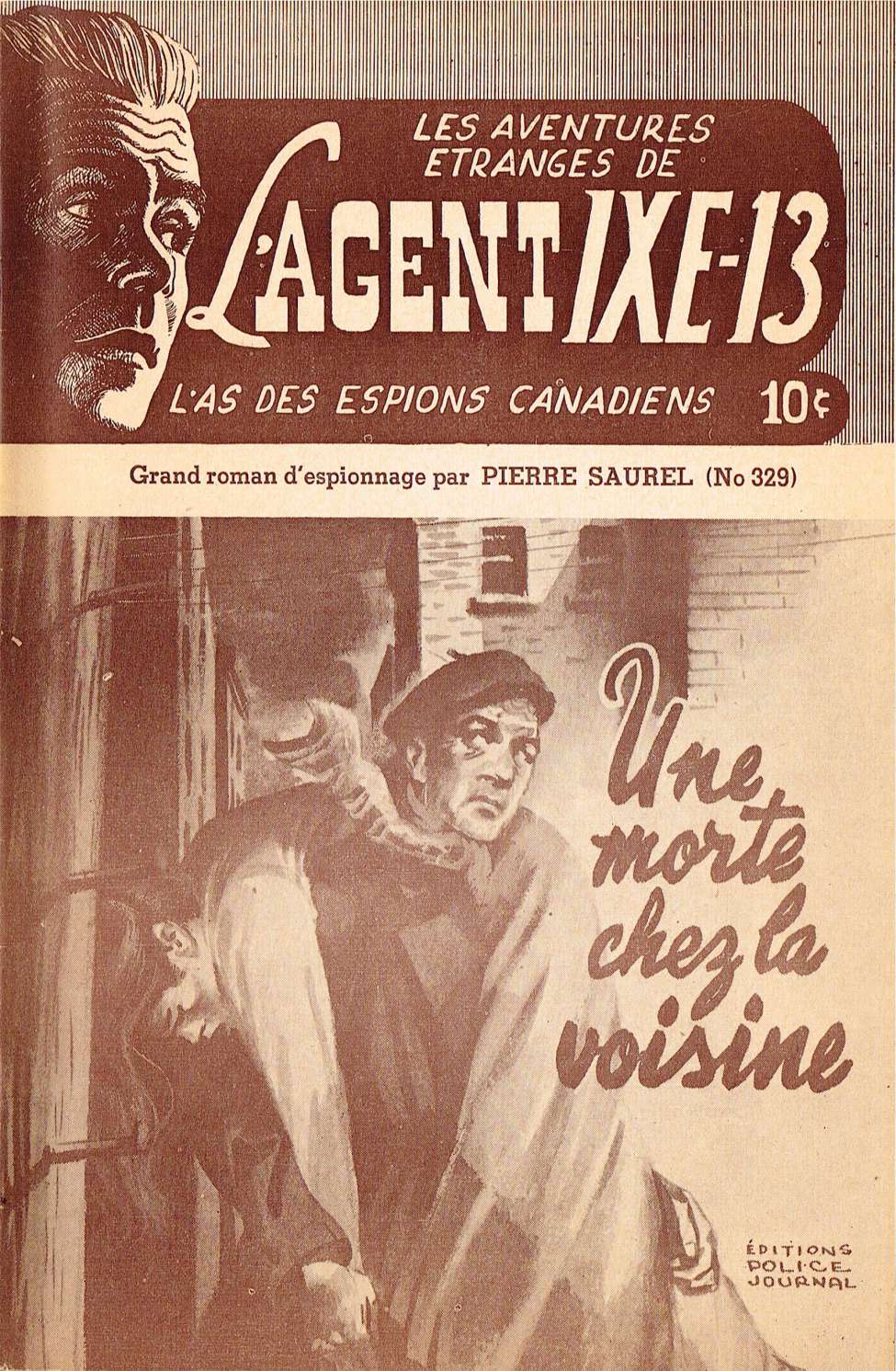 Book Cover For L'Agent IXE-13 v2 329 - Une morte chez la voisine