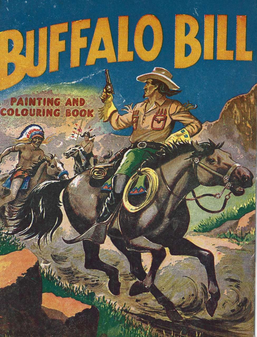 Book Cover For Buffalo Bill Painting and Colouring Book
