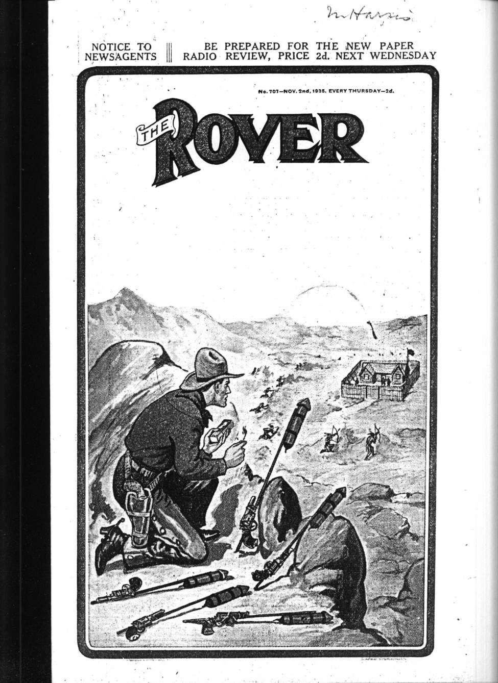 Book Cover For The Rover 707