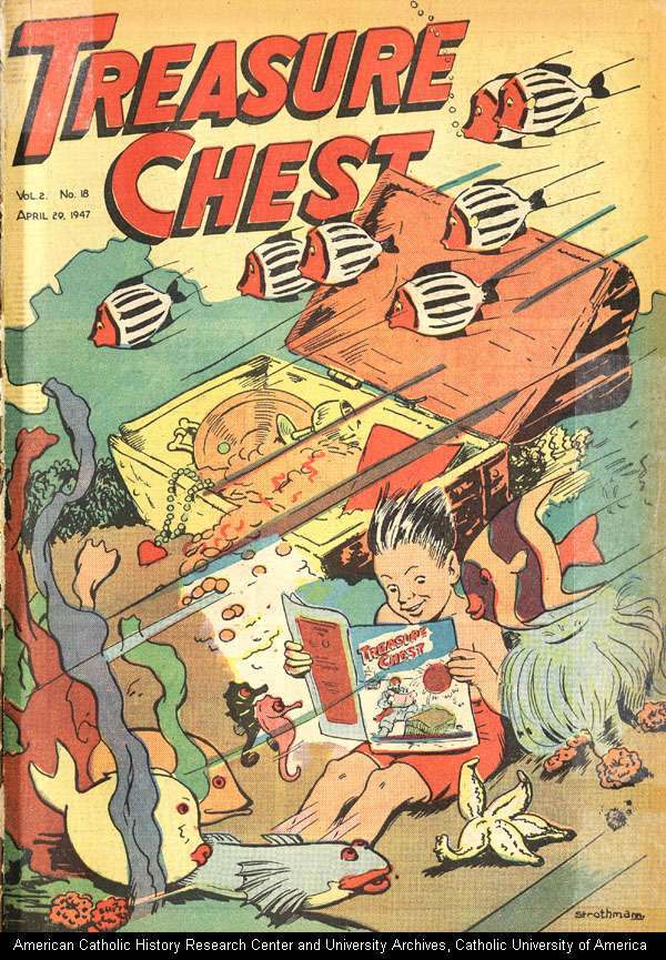Comic Book Cover For Treasure Chest of Fun and Fact v2 18