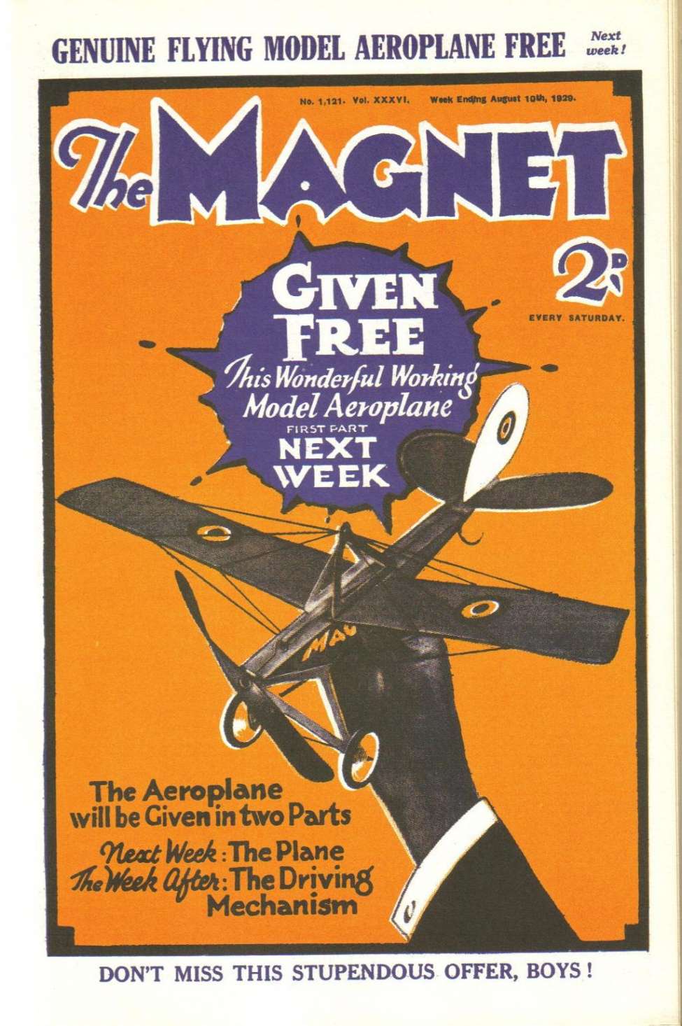 Book Cover For The Magnet 1121 - The Mystery of the Methuselah