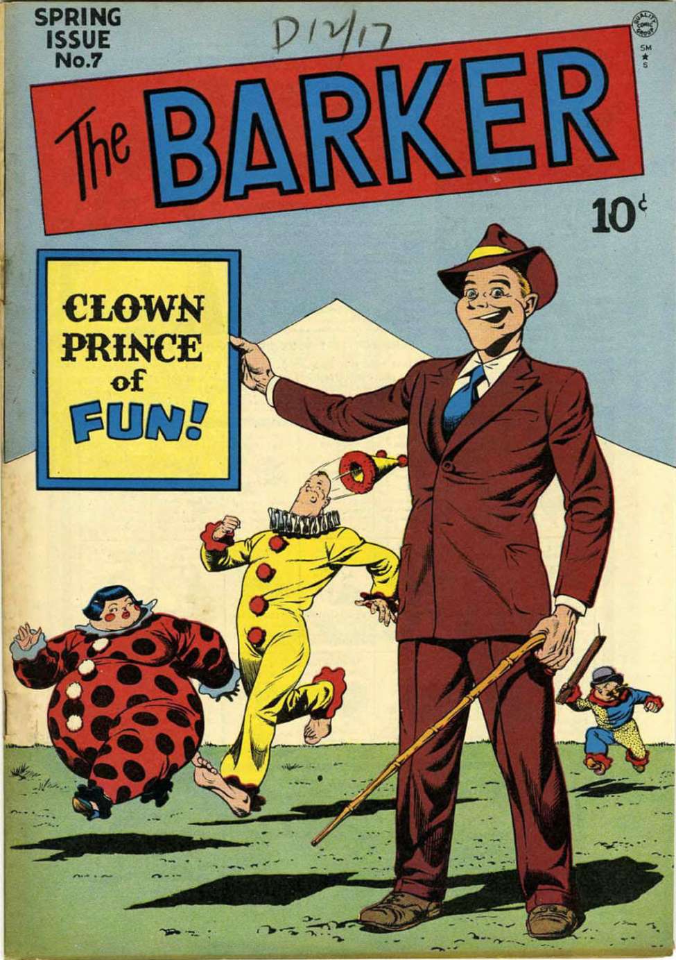 Comic Book Cover For The Barker 7