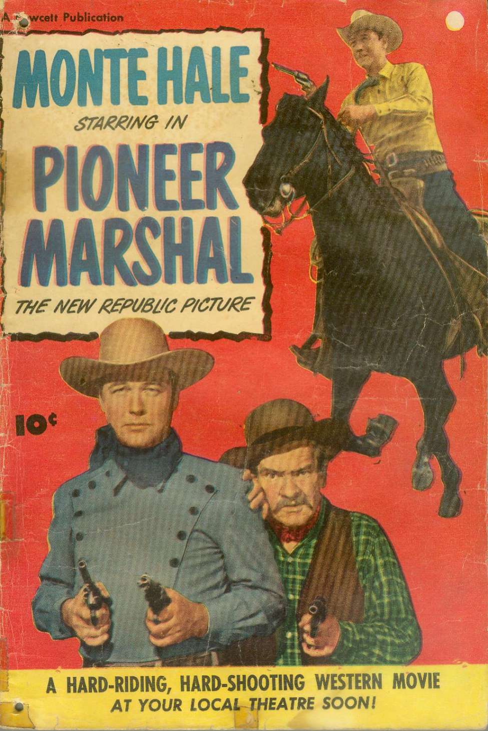 Comic Book Cover For Monte Hale - Pioneer Marshal
