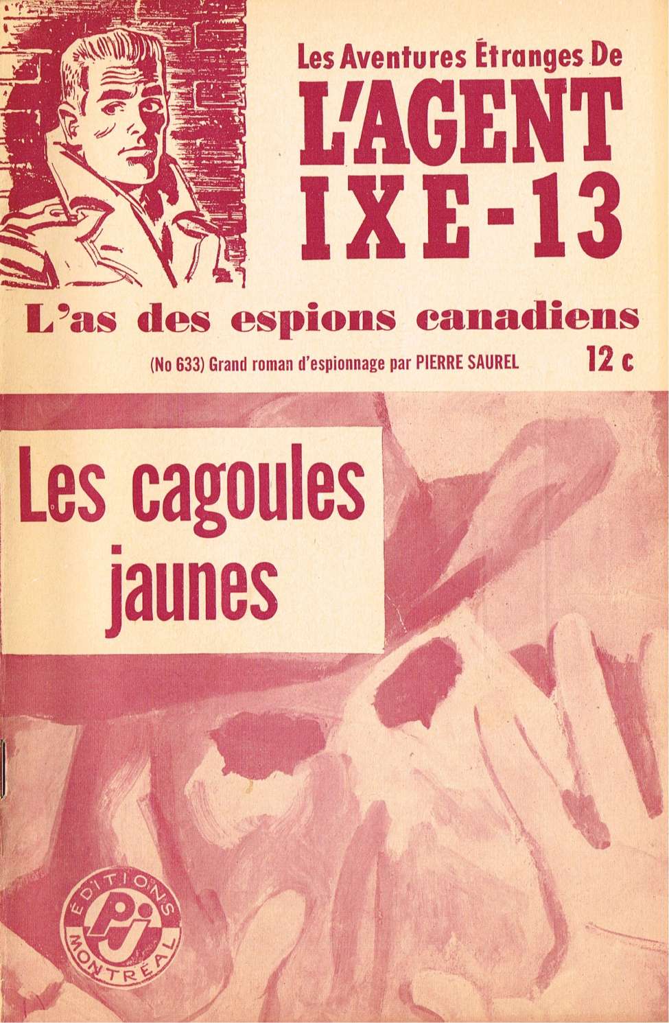 Book Cover For L'Agent IXE-13 v2 633 - Les cagoules jaunes
