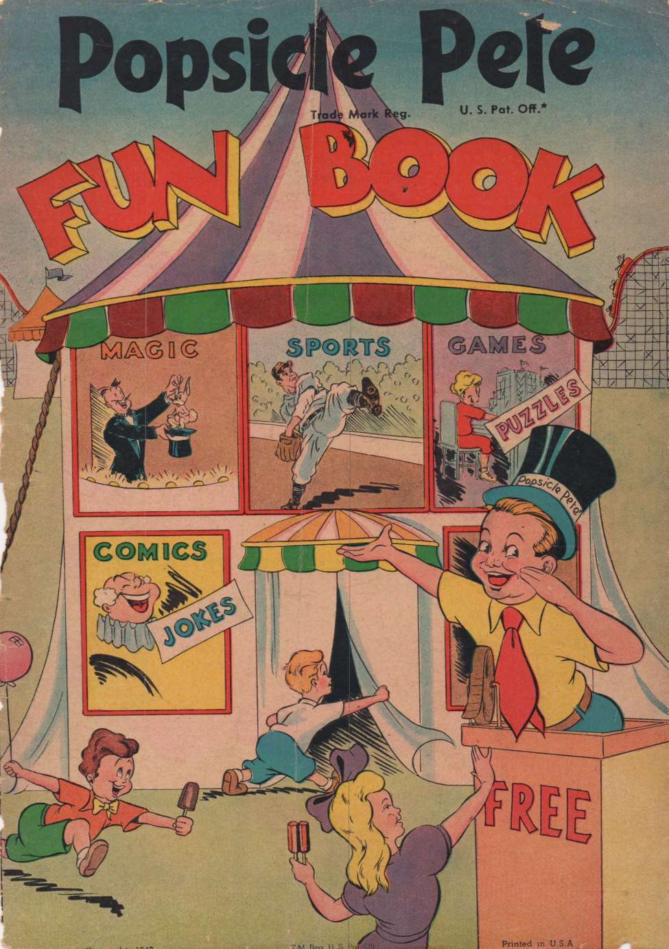 Comic Book Cover For Popsicle Pete Fun Book nn