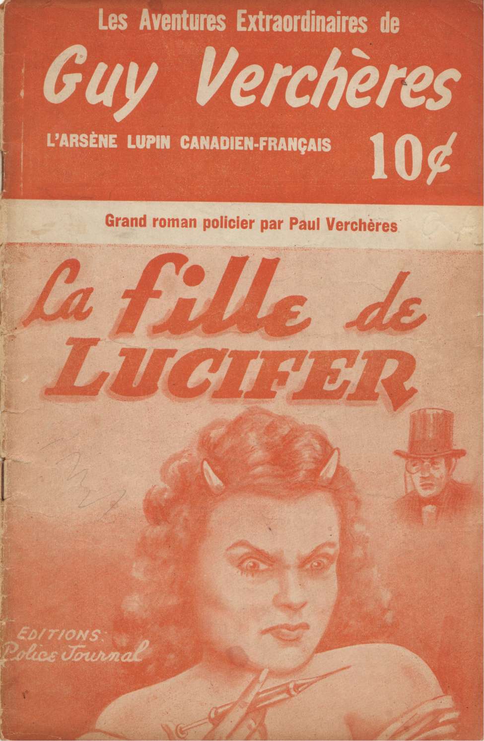 Book Cover For Guy Verchères v1 9 - La fille de Lucifer