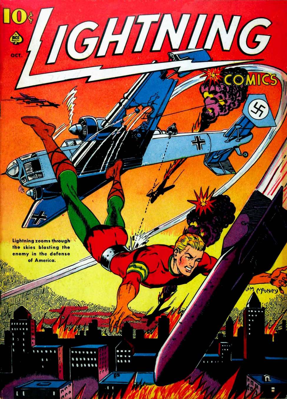 Comic Book Cover For Lightning Comics v2 3